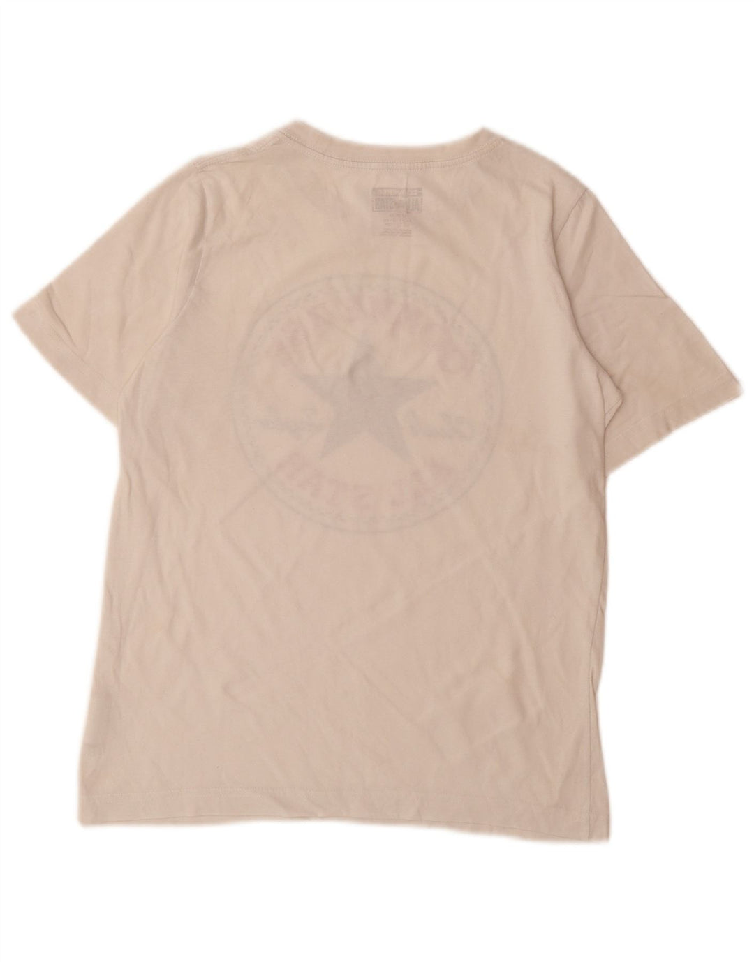 CONVERSE Grafik-T-Shirt für Jungen, 10–11 Jahre, mittelweiße Baumwolle