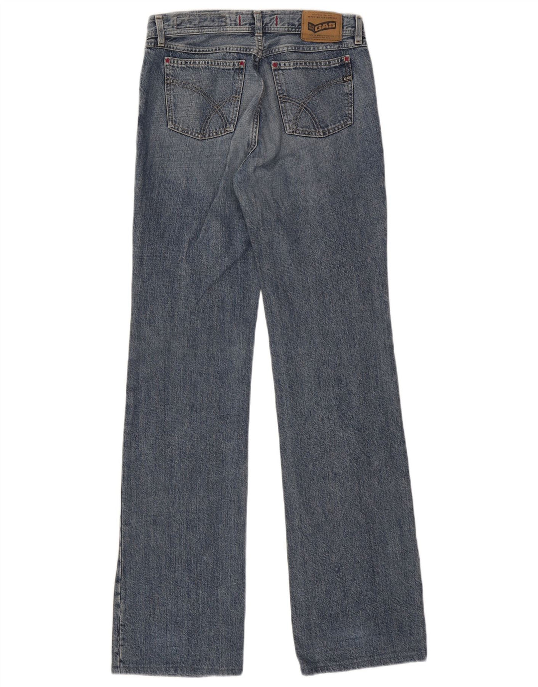 Gas Damen Bootcut Jeans W29 L34 Blaue Baumwolle