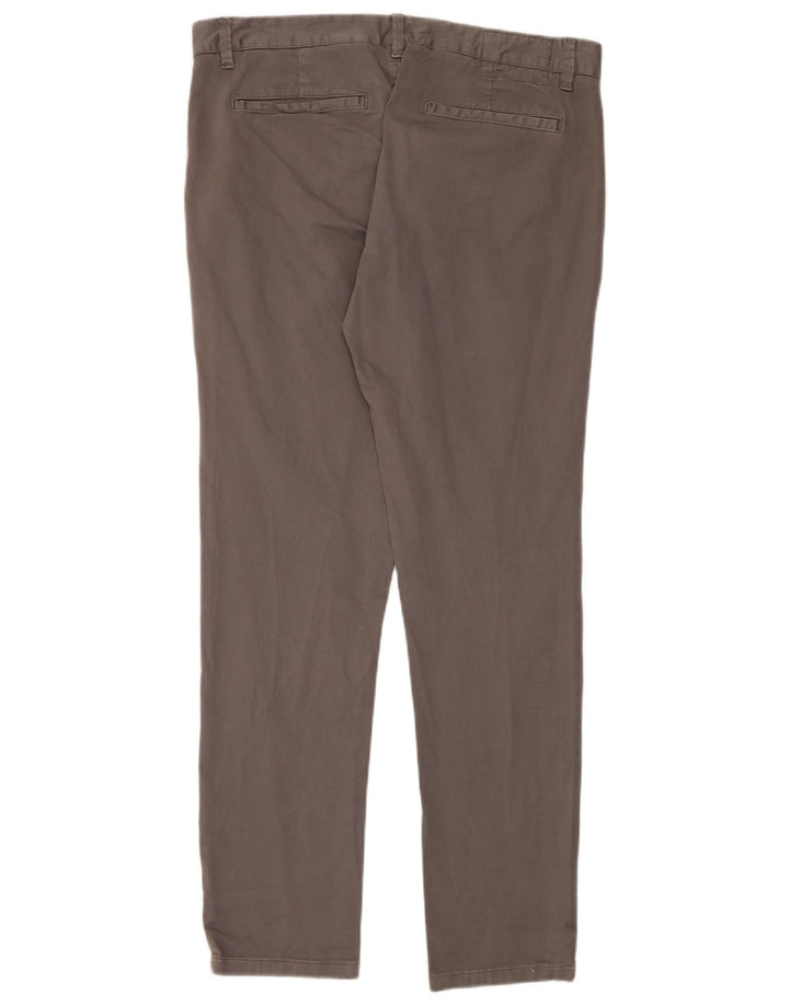 Sun68 Slim Chino-Hose für Herren, W38, L34, graue Baumwolle
