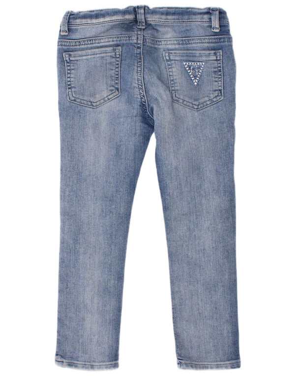 Guess Slim-Jeans für Mädchen, 4–5 Jahre, W22, L18, blaue Baumwolle