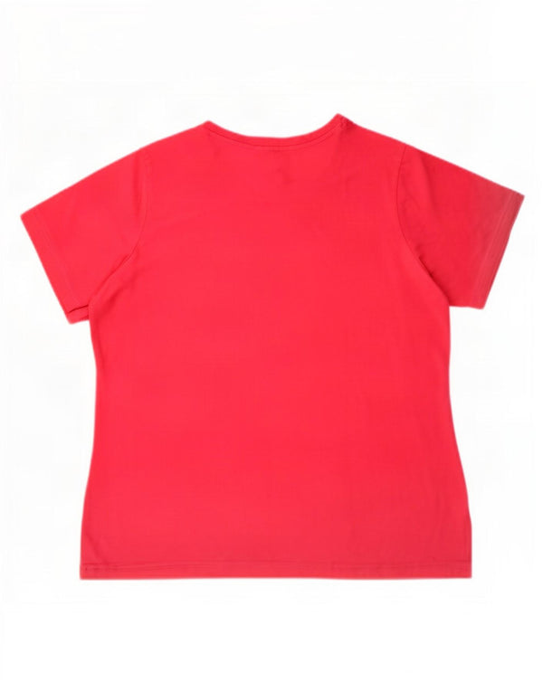 Adidas Damen Graphic T-Shirt Top UK 28/30 3XL Rosa