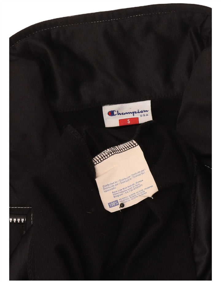 Champion Herren-Trainingsanzugoberteil mit Grafik, Größe S, Schwarz, Polyester