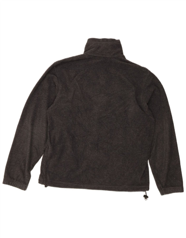 COLUMBIA Mens Fleece Jacket UK 38 Medium Grey Polyester