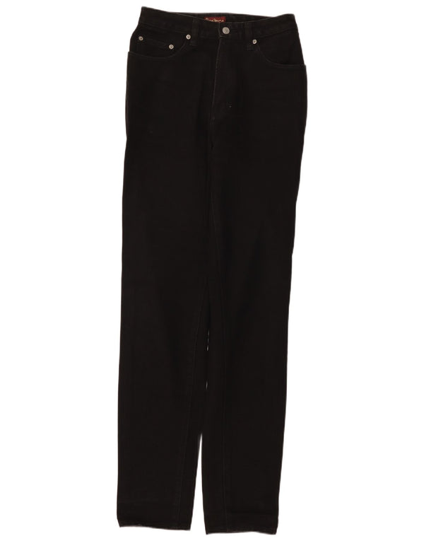 PEPE Jeans Womens High Waist Slim UK 12 Medium W28 L33 Black Cotton