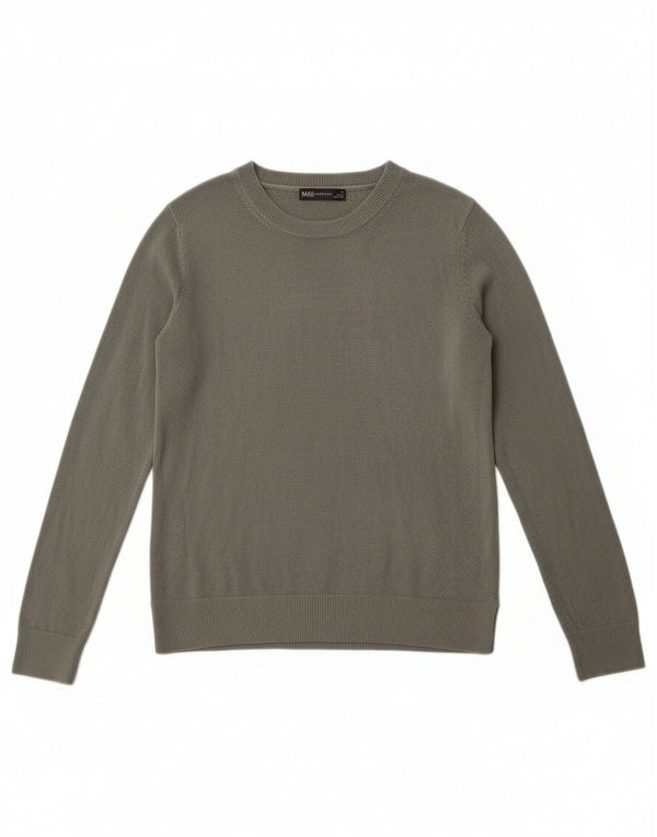 Marks & Spencer Damen-Pullover mit U-Boot-Ausschnitt, Gr. 10, Small Khaki