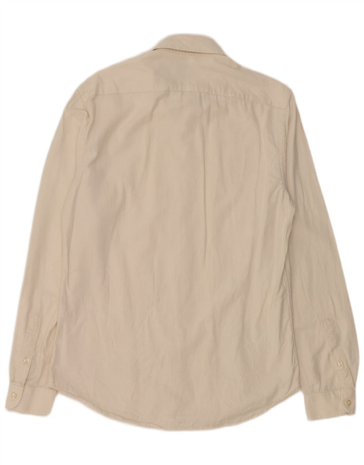 Zara Herren Relaxed Fit Hemd Medium Off White