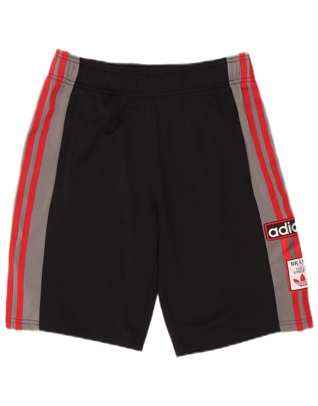 Adidas Jungen Graphic Sport Shorts 15–16 Jahre, schwarzes Colourblock-Polyester