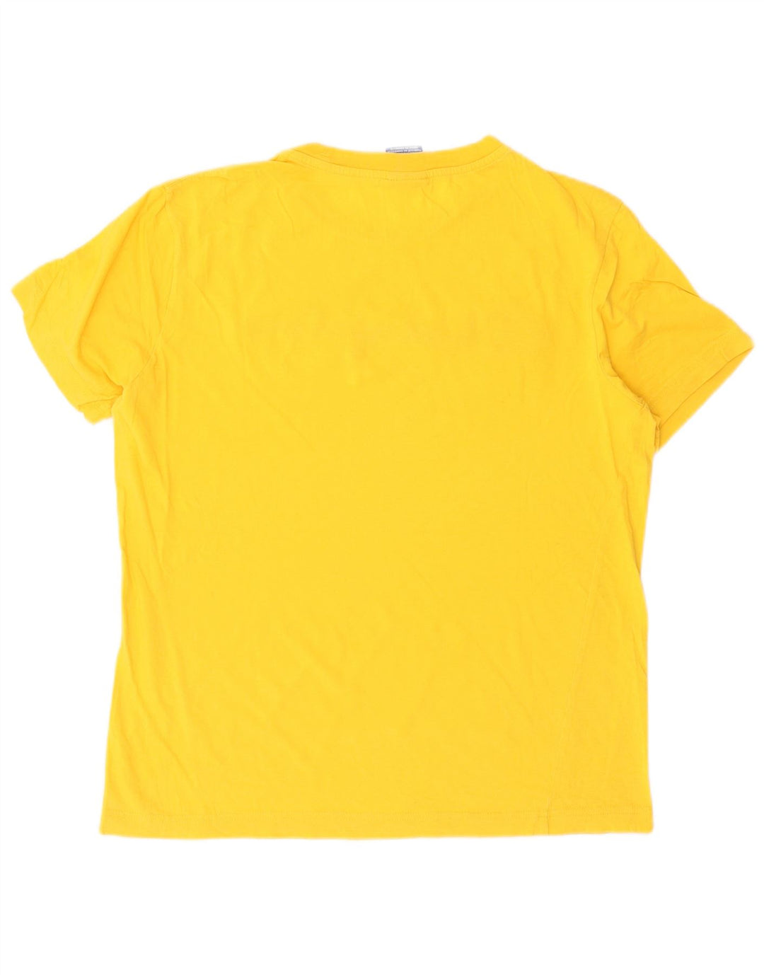 Champion Herren Grafik-T-Shirt-Oberteil Mittelgelb
