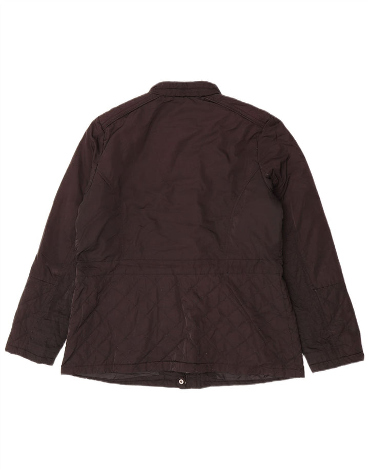 Marks & Spencer Damen Steppjacke UK 14 Large Schwarz Polyester
