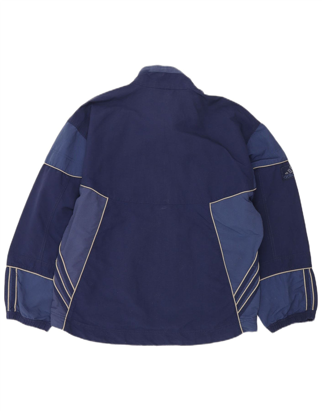 Adidas Herren-Trainingsanzug-Top-Jacke, UK 38/40, mittleres Marineblau, Farbblock