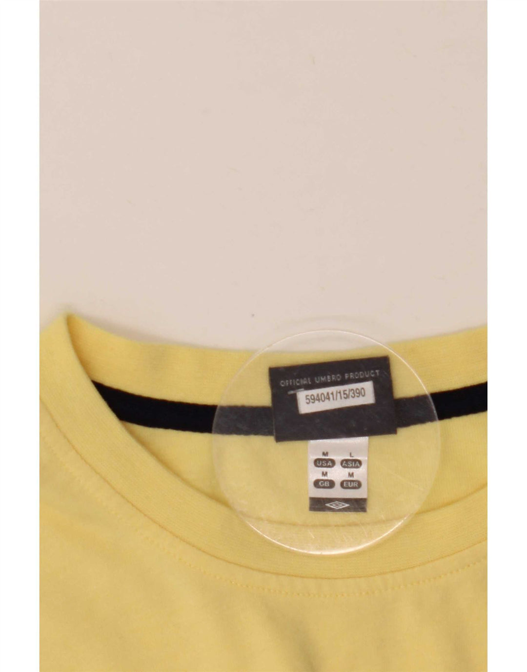 Umbro Herren T-Shirt Top Mittelgelbes Polyester