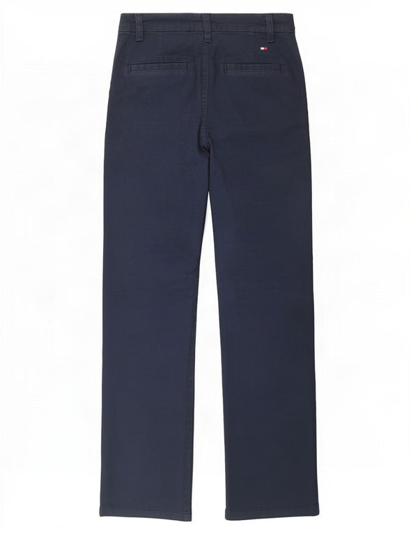 Tommy Hilfiger Stretch-Chinohose für Damen, US 4, Größe S, W26, L26, Marineblau