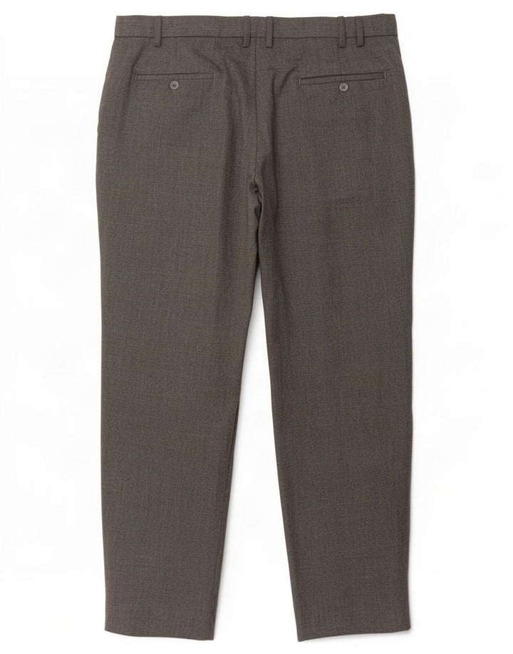 Marks & Spencer Herren-Anzughose, gerade, normal, W38, L31, grau, Polyester