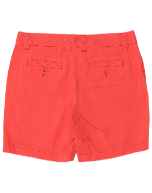 J. Crew Damen City Fit Chino Shorts US 4 Small W32 Rosa Baumwolle