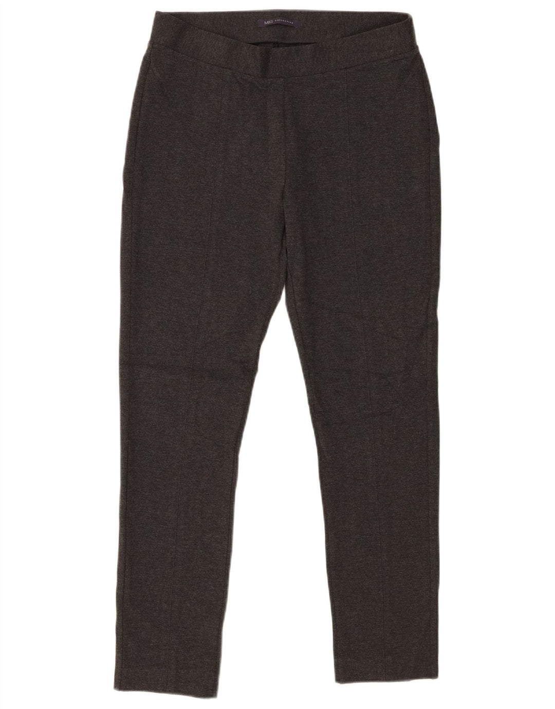 Marks & Spencer Damen Crop Leggings UK 12 Mittelgraue Viskose