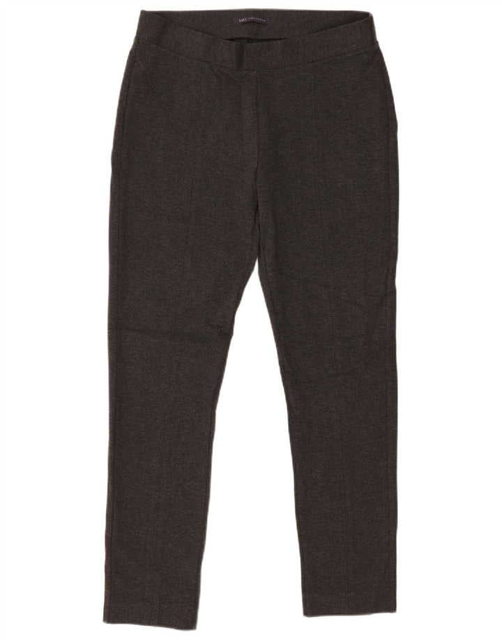 Marks & Spencer Damen Crop Leggings UK 12 Mittelgraue Viskose