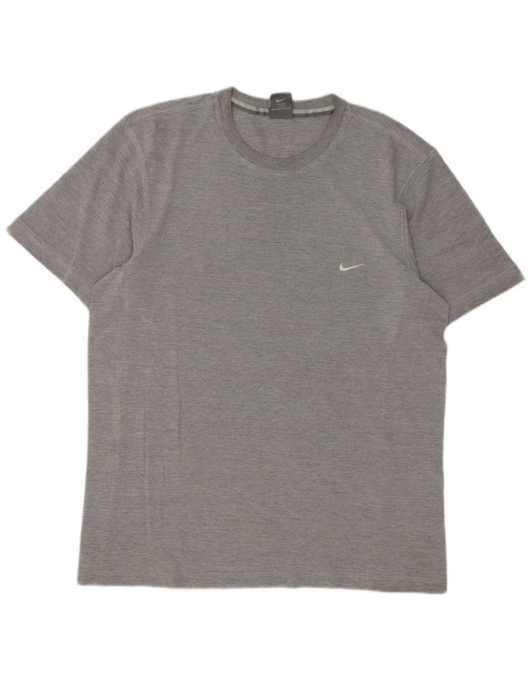 Nike Herren T-Shirt Top Large Grau