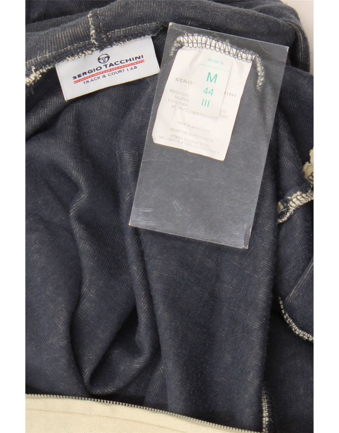 SERGIO TACCHINI Damen-Kapuzenpullover mit Reißverschluss IT 44 Mittelbeige Baumwolle