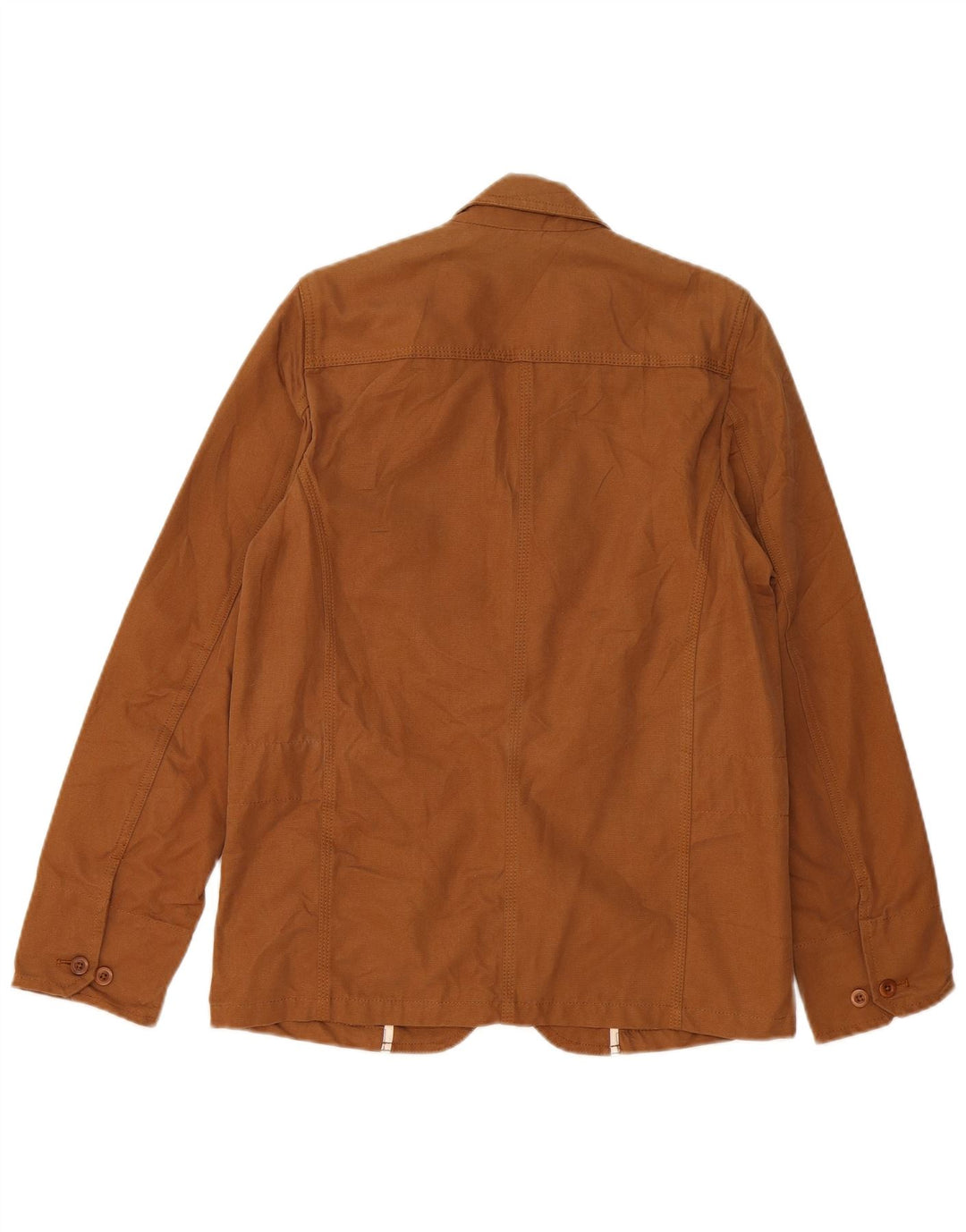 Carhartt Herren-Blazer mit 3 Knöpfen, UK 38, mittelbraune Baumwolle