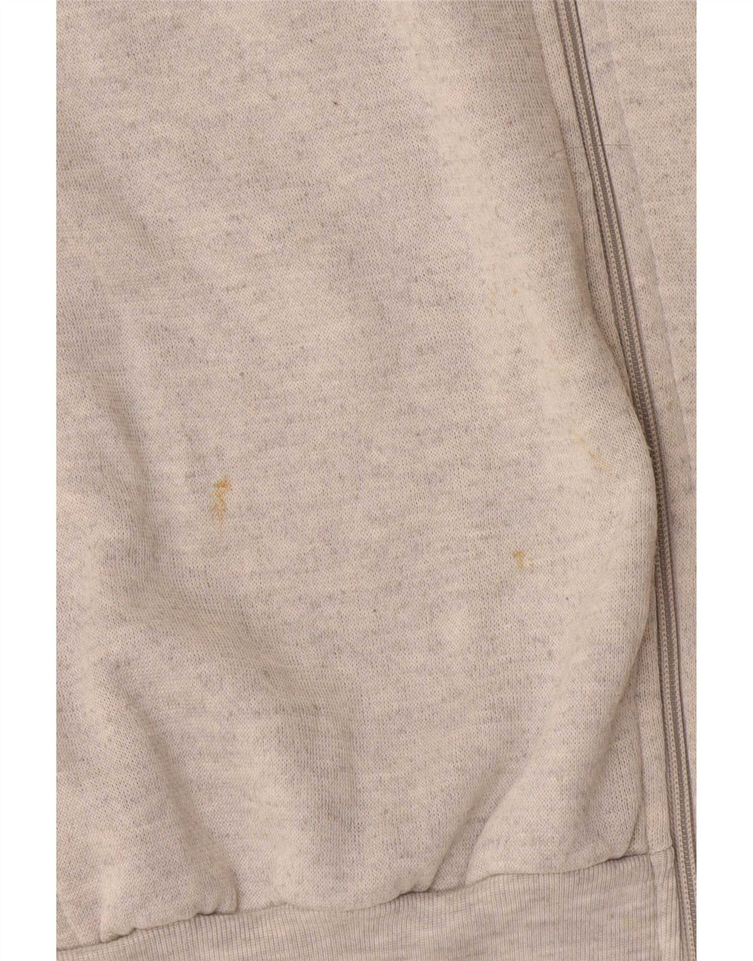 Verve Herren-Trainingsanzug, ärmellos, Jacke, groß, graues Farbblock-Polyester