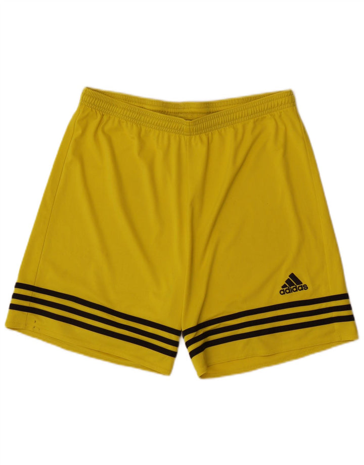 Adidas Herren Climalite Sport Shorts Großes gelbes Polyester
