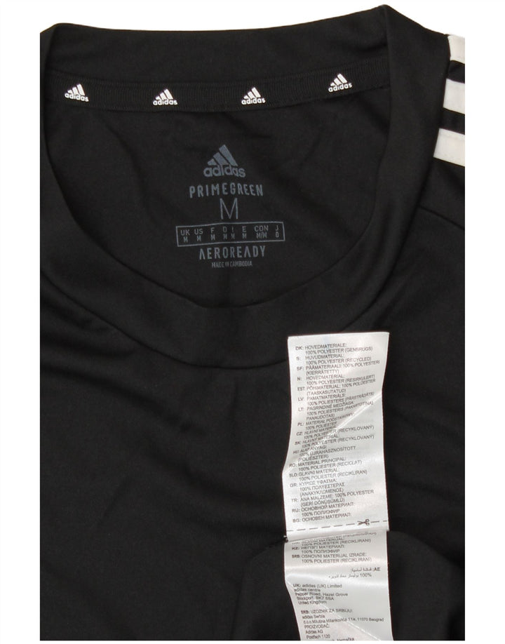 Adidas Herren Aeroready T-Shirt Top Medium Schwarz Polyester