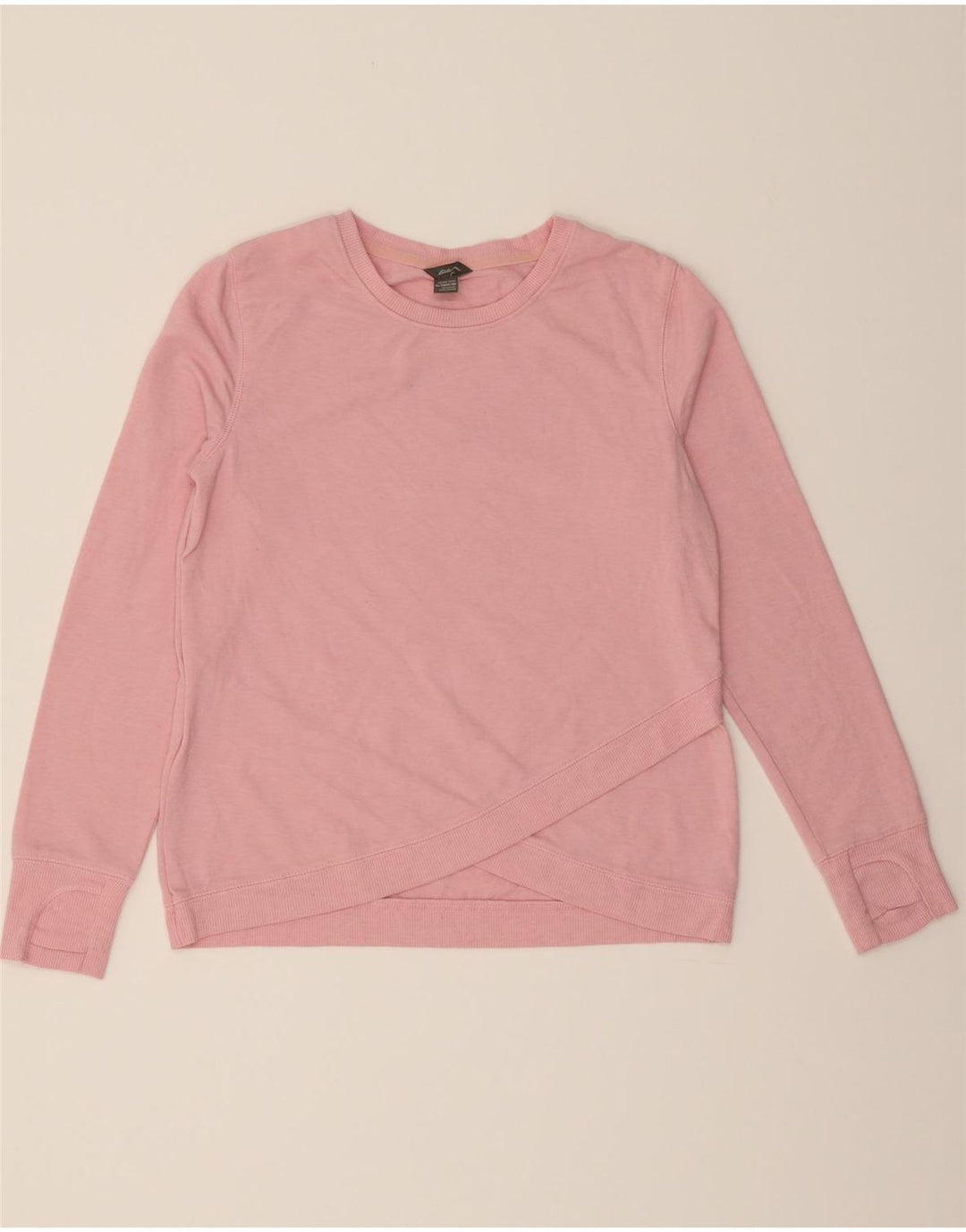 EDDIE BAUER Girls Sweatshirt Jumper 14-15 Years XL Pink Polyester Vintage Eddie Bauer and Second-Hand Eddie Bauer from Messina Hembry 