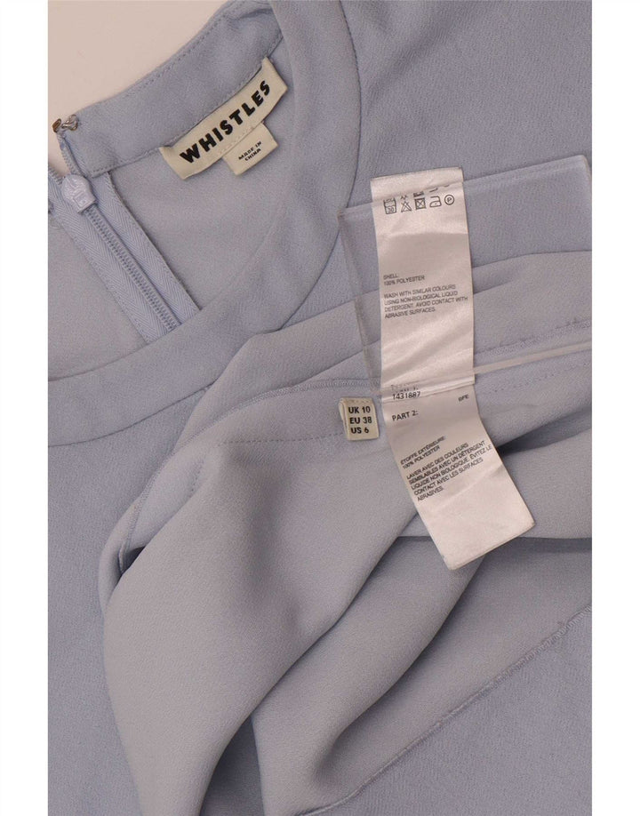 Whistles Damen-Etuikleid mit 3/4-Ärmeln, übergroß, Gr. 10, Blau
