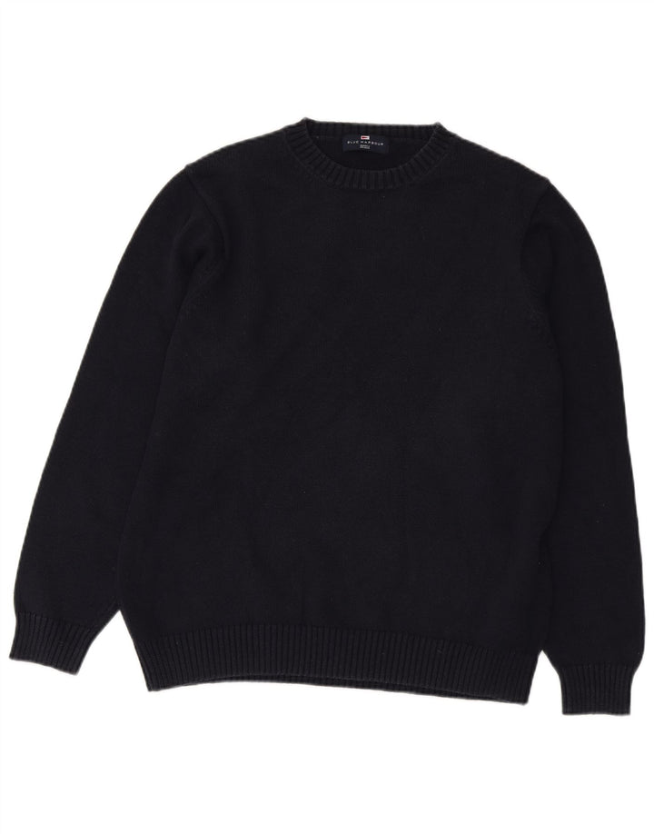 MARKS & SPENCER Herren-Pullover mit Rundhalsausschnitt, Gr. 38/40, mittleres Marineblau