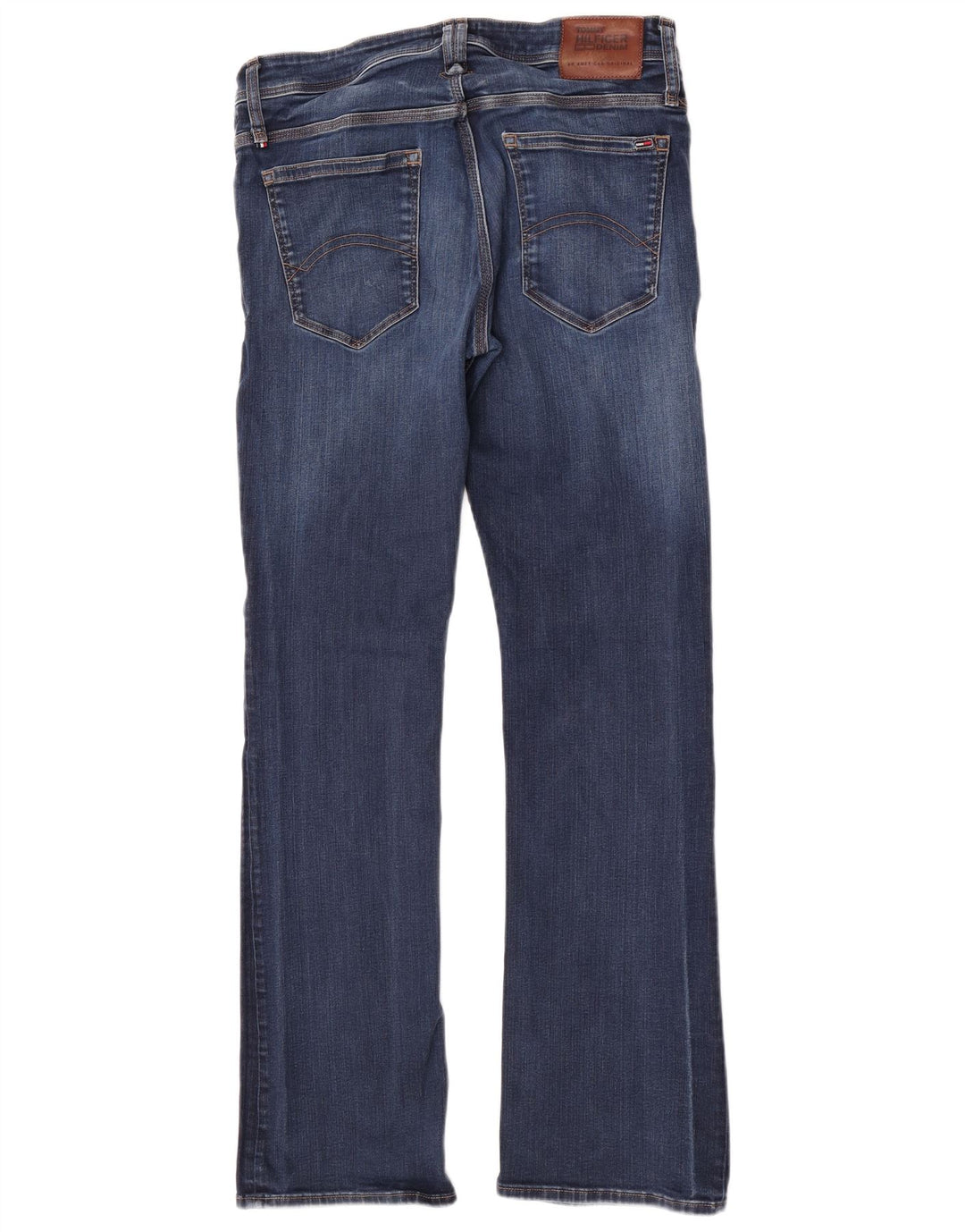 Tommy Hilfiger Herren Ryan Bootcut Jeans W34 L34 Blaue Baumwolle