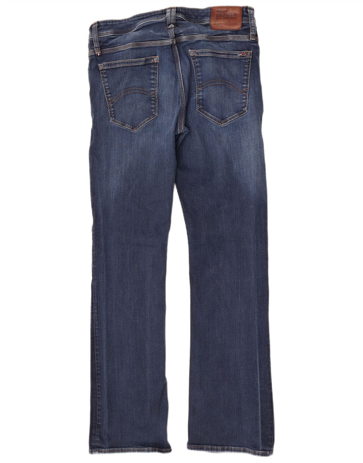 Tommy Hilfiger Herren Ryan Bootcut Jeans W34 L34 Blaue Baumwolle