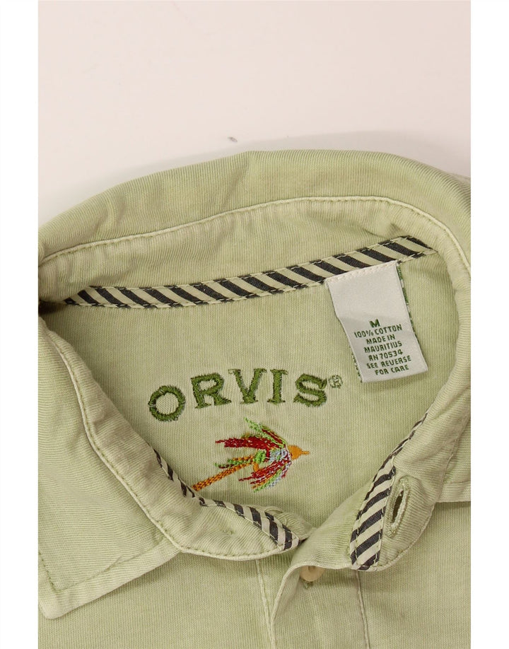 ORVIS Herren-Poloshirt aus mittelgrüner Baumwolle