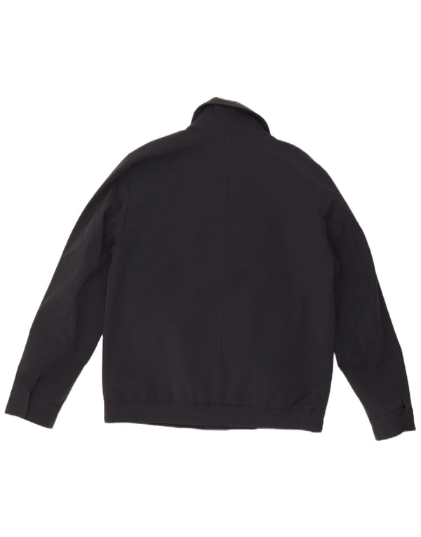 Reiss Herren Bomberjacke UK 40 Large Schwarz Polyester