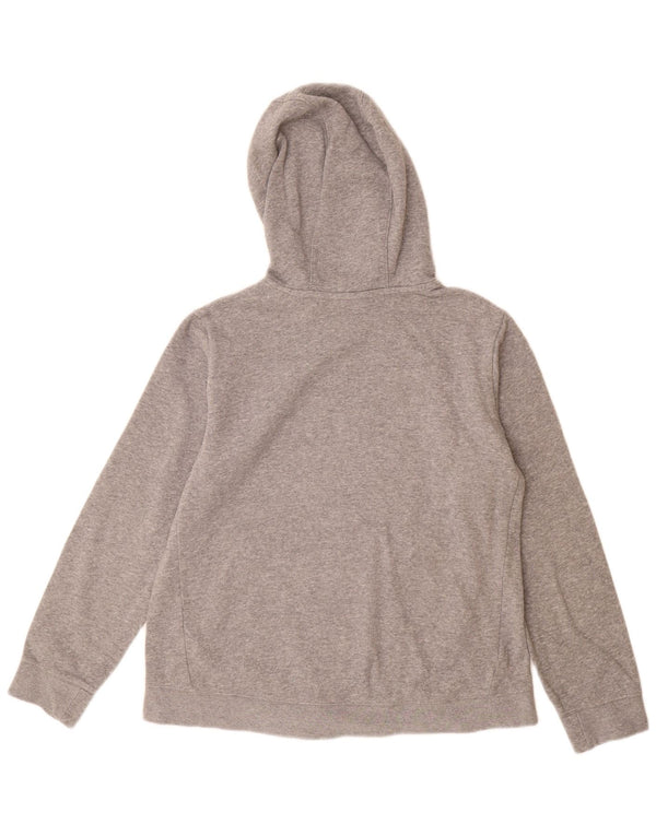 Nike Girls Graphic Standard Fit Hoodie Pullover 13–14 Jahre XL Grau meliert