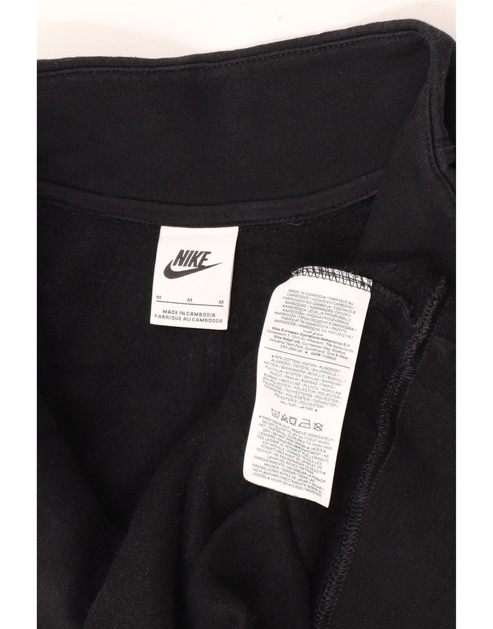 Nike Herren-Trainingsanzugoberteil aus Baumwolle in Mittelschwarz