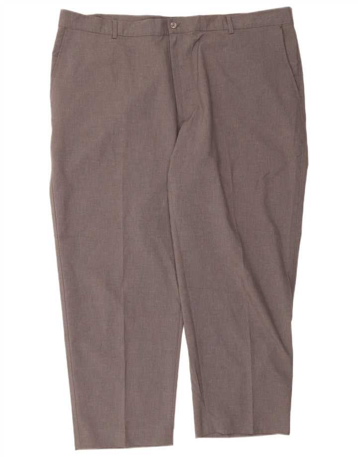 Farah Gerade Herren-Chinohose W48 L29 Graues Polyester