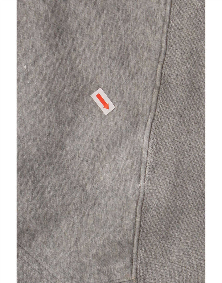Nike Herren Kapuzenpullover, groß, graue Baumwolle