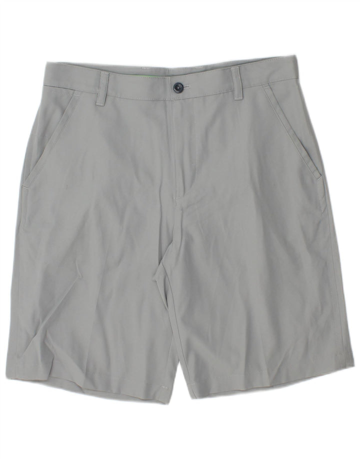IZOD Herren Chinoshorts W32 Mittelgraues Polyester