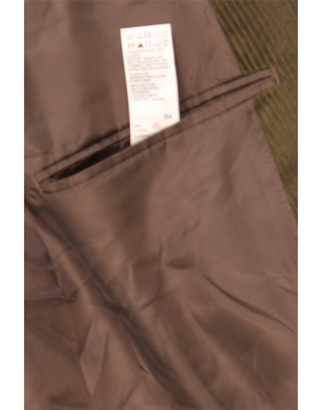 Marks & Spencer Herren-Blazer aus Cord mit 2 Knöpfen, Gr. 40, Khaki