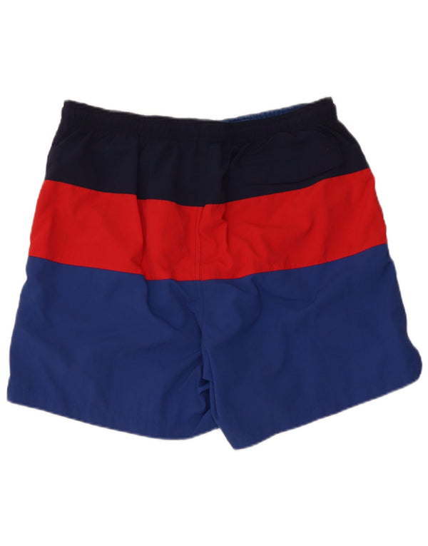 FRED PERRY Herren-Badeshorts, groß, mehrfarbig, Colourblock-Nylon