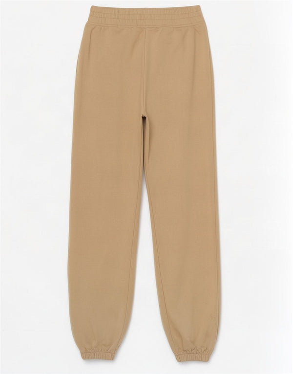 Nike Womens Loose Fit Trainingshose Jogger UK 6 XS Beige Baumwolle