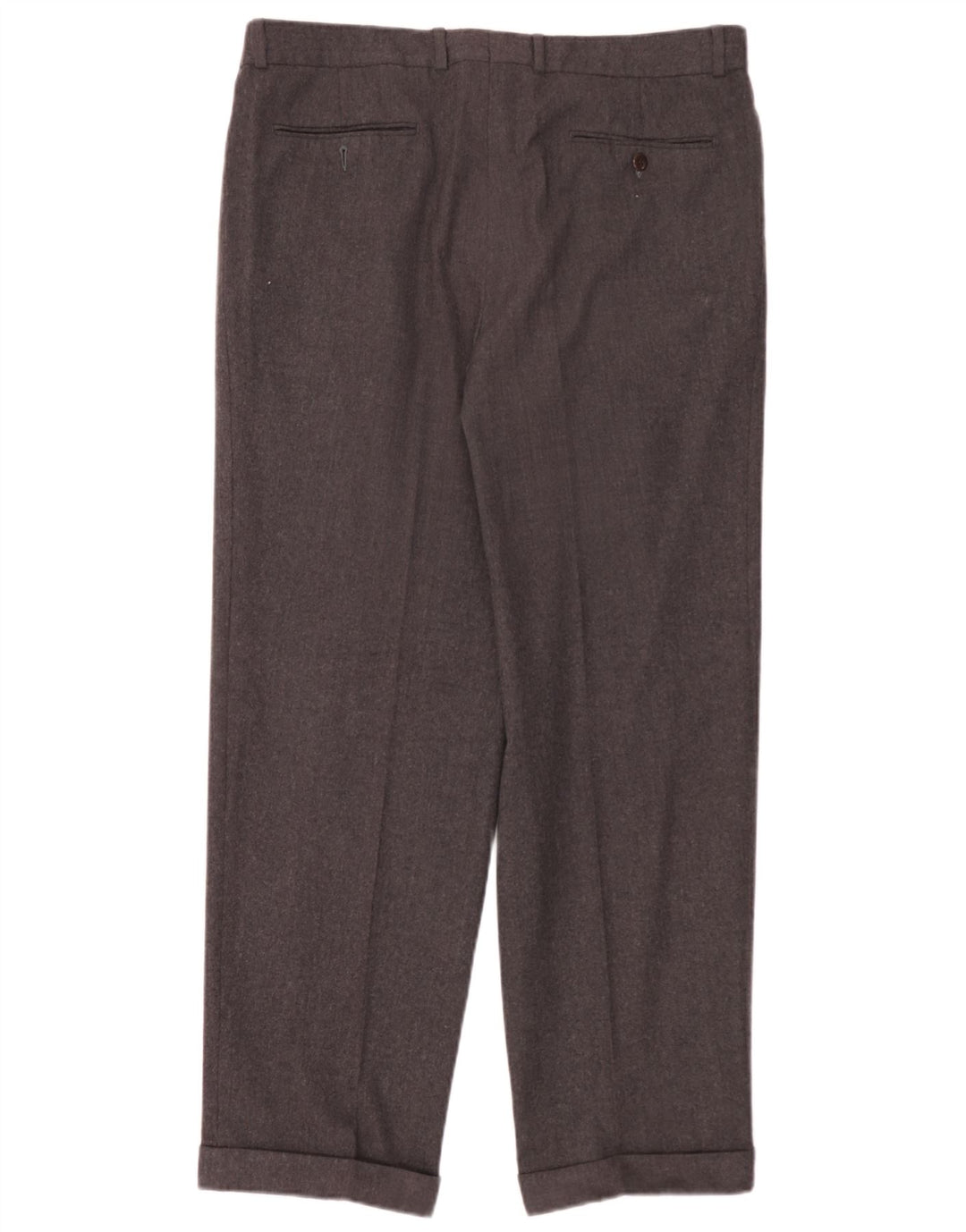 Hugo Boss Herren-Anzughose mit Pegged-Anzug, W36, L30, graue Schurwolle