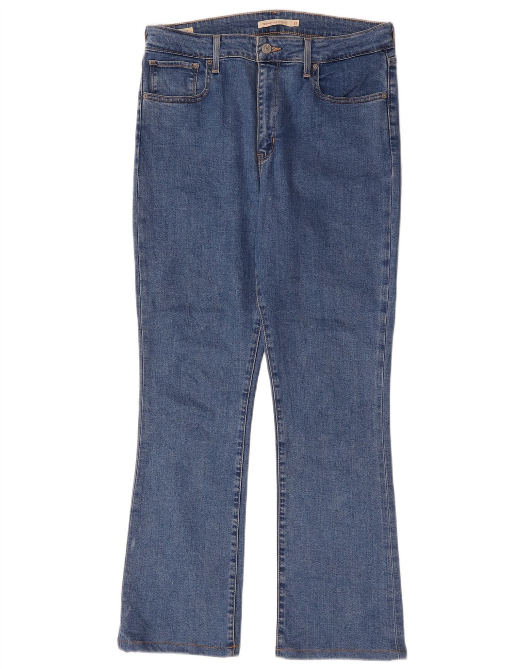 Levi's Damen 725 High Rise Bootcut Jeans W32 L30 Blaue Baumwolle