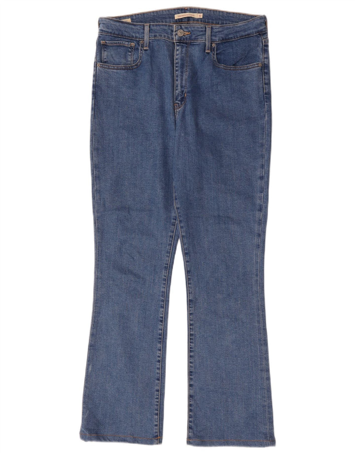 Levi's Damen 725 High Rise Bootcut Jeans W32 L30 Blaue Baumwolle