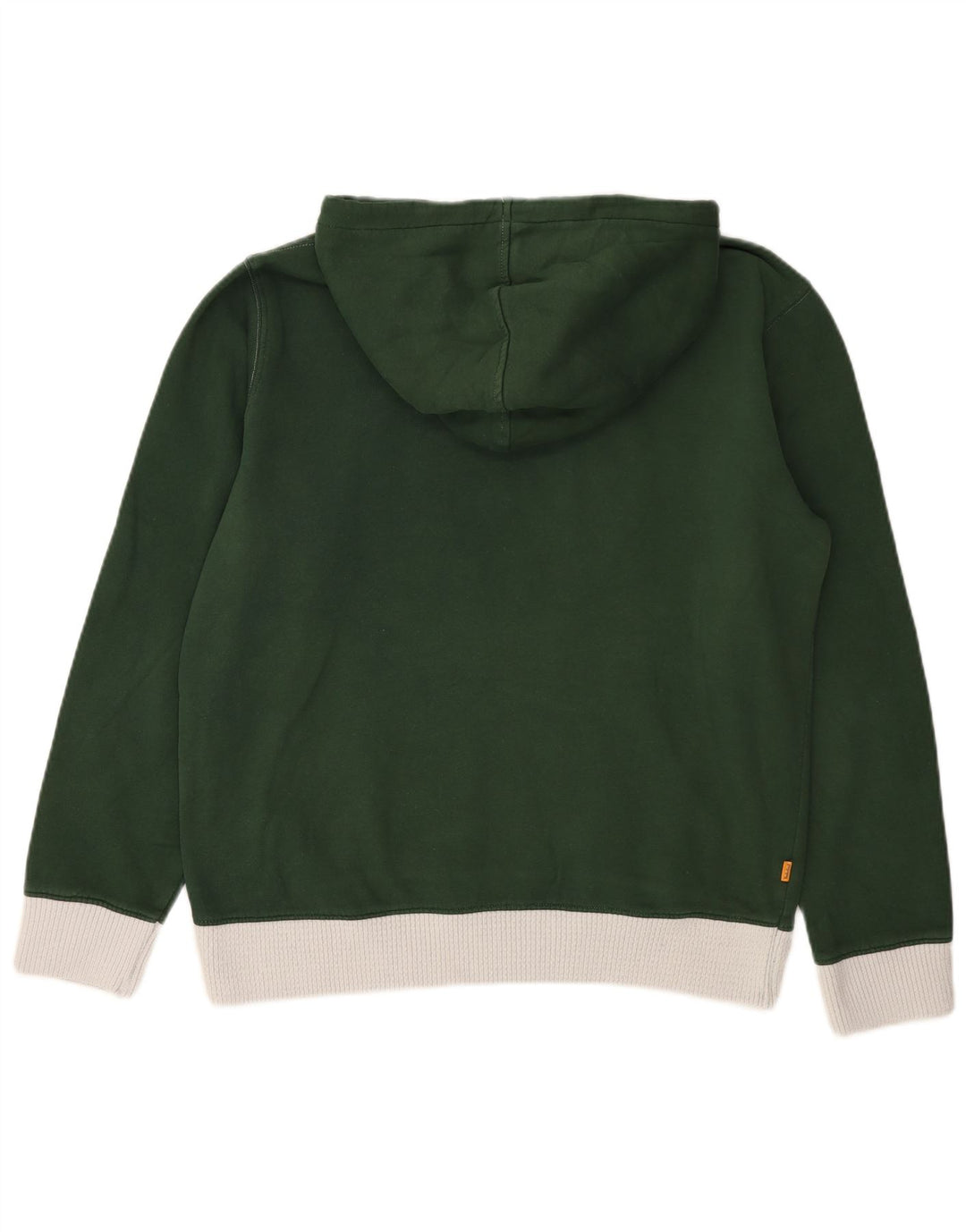 Timberland Herren Graphic Regular Fit Kapuzenpullover Mittelgrüner Farbblock