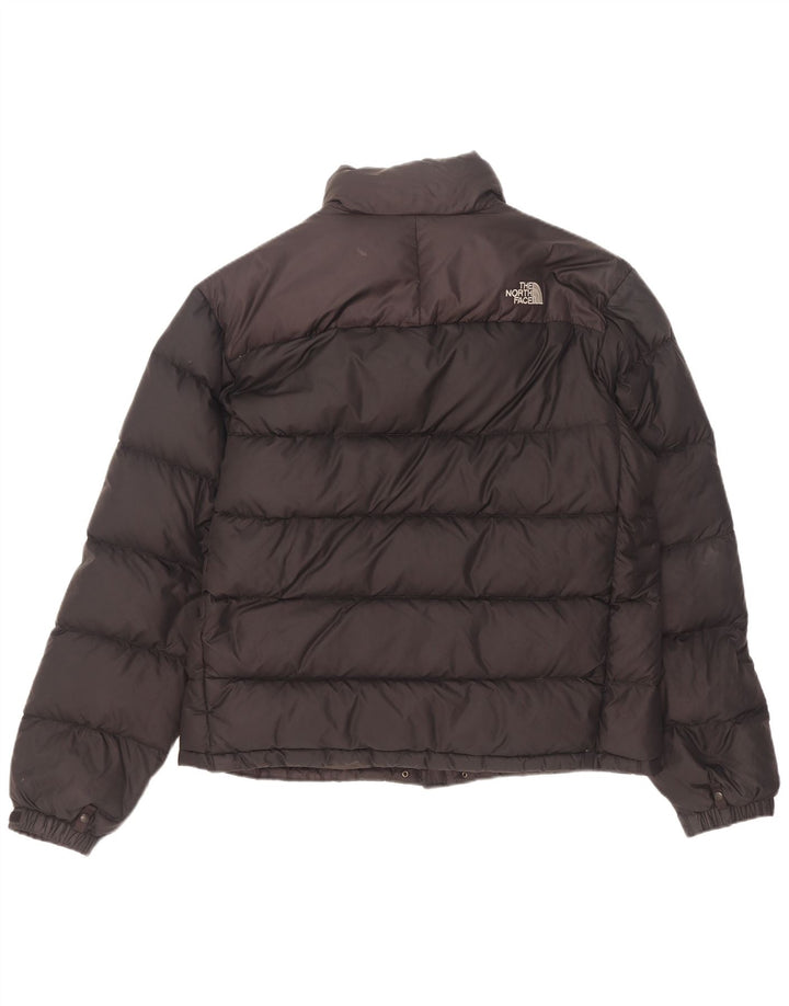 The North Face wattierte Herrenjacke UK 38 Mittelschwarzes Colourblock-Nylon