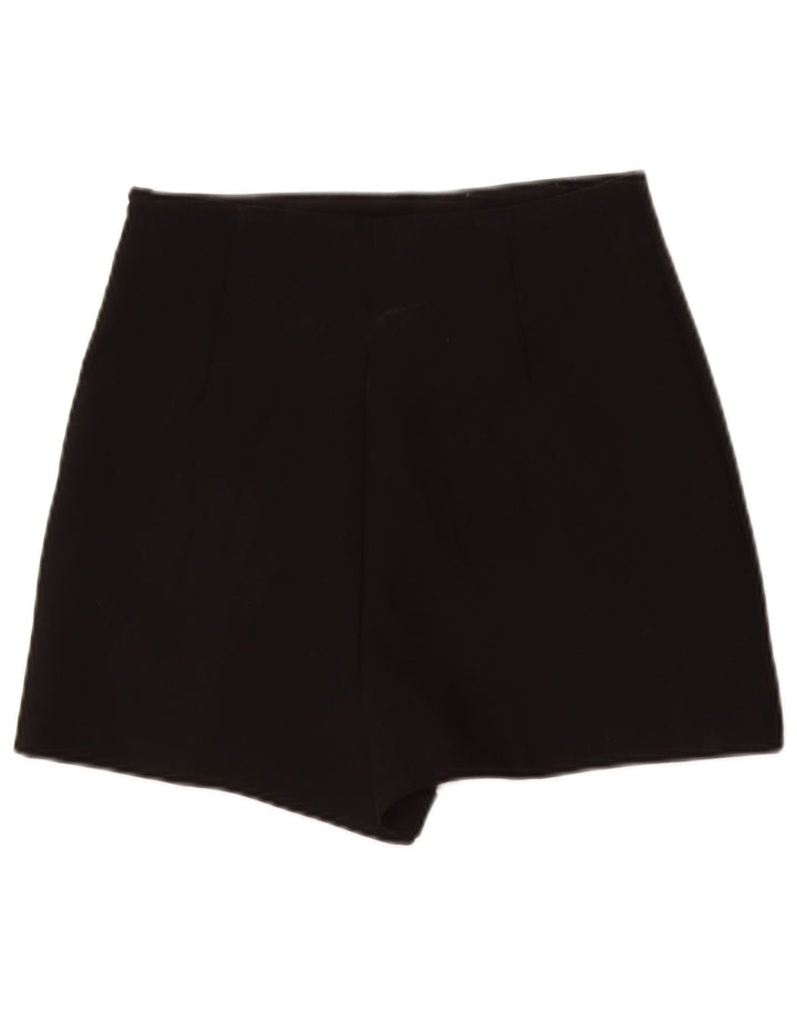 Zara Damen Skort UK 8 Small Schwarz Polyester