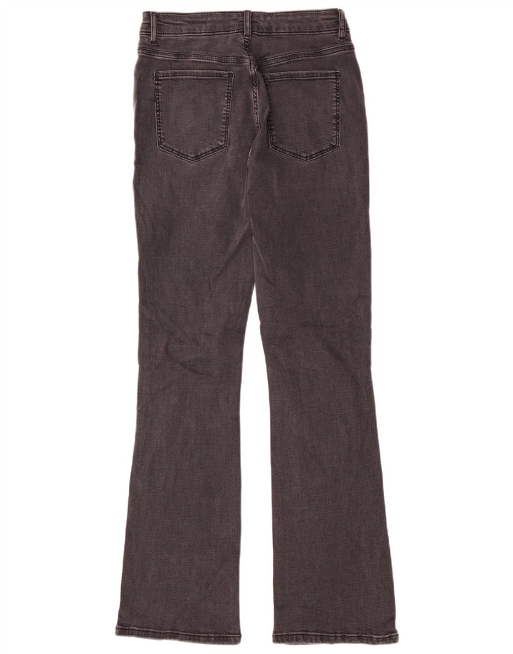 Marks & Spencer Damen High Rise Flared Jeans UK 12 Medium W28 L30 Grau