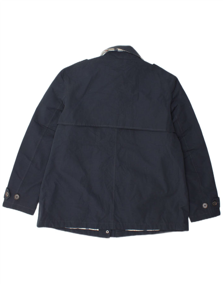 Barbour Damen Militärjacke UK 14 Large Marineblau Polyester