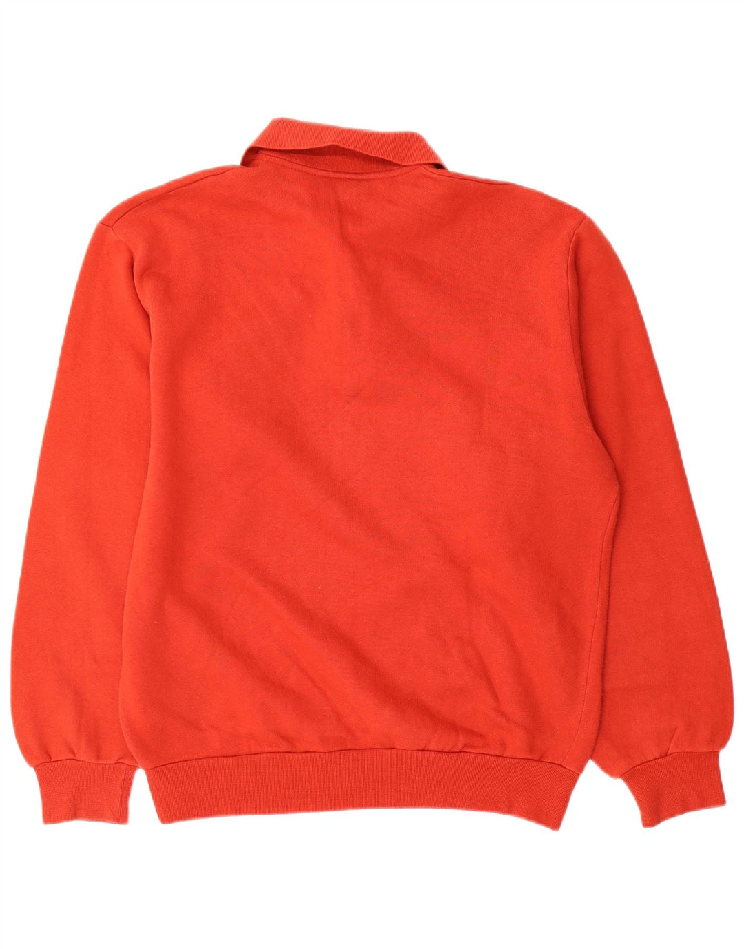 Kappa Herren-Sweatshirt mit Polokragen, Mittelrot